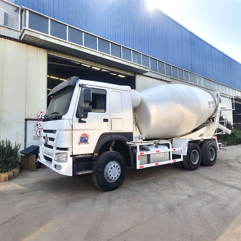 HOWO Concrete Mixer Truck 371HP 6x4 White For Sale,New/Used