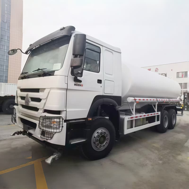 Howo Water Tanker Truck 380HP 6x4 White For Sale,New/Used