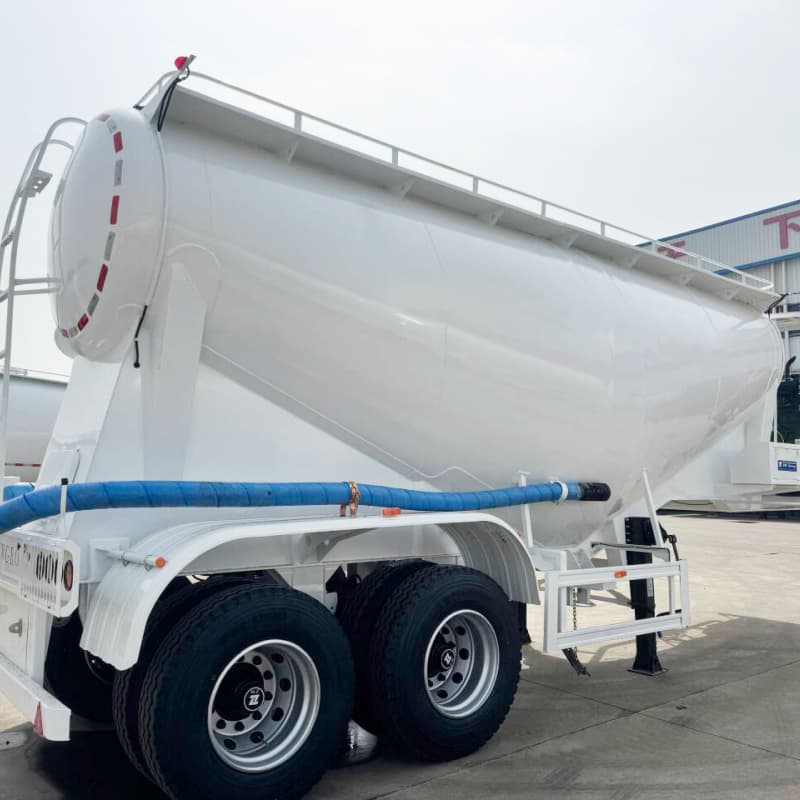 Carbon Steel Cement Bulk Tanker Trailer 24m³ 30t
