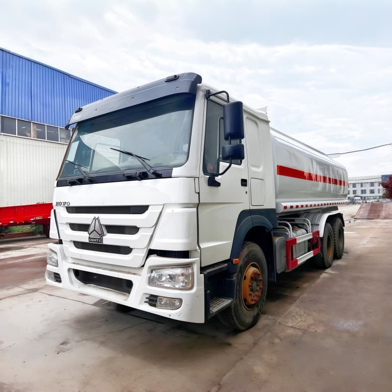 HOWO 8-Compartment Fuel Tanker Truck 6x4 For Sale , New/Used