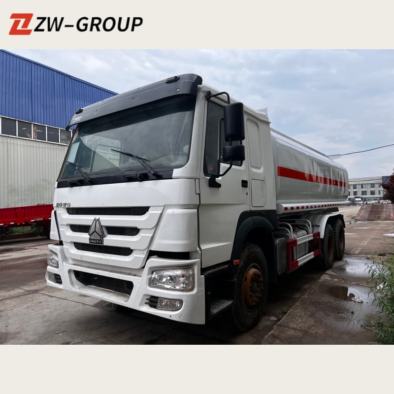 HOWO 8-Compartment Fuel Tanker Truck 6x4 For Sale , New/Used