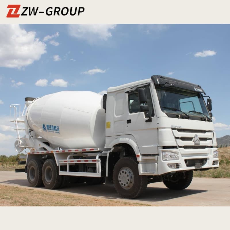 HOWO Concrete Mixer Truck 375HP 6x4 For Sale , New/Used