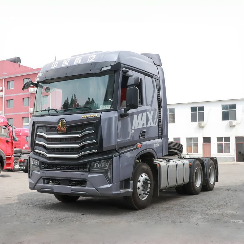 HOWO Max Tractor Truck 510HP 6x4 Gray For Sale , New/Used