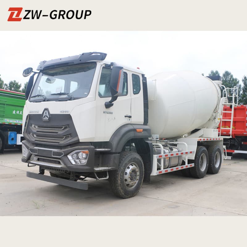 HOWO NX Concrete Mixer Truck 380HP 6x4 For Sale , New/Used