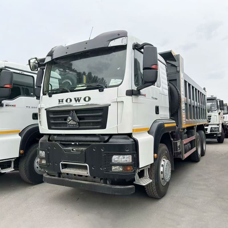 HOWO TX Dump Truck 400HP 8×4 For Sale , New/Used