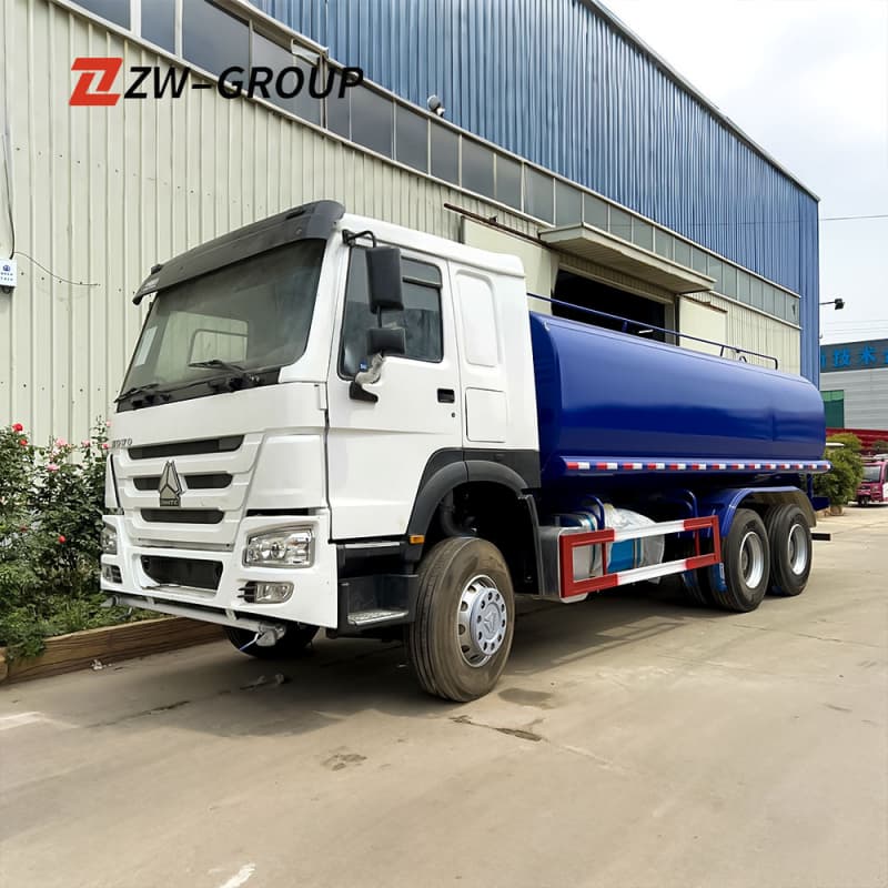 HOWO Water Tanker Truck 340HP 371HP 375HP 6x4 For Sale , New/Used