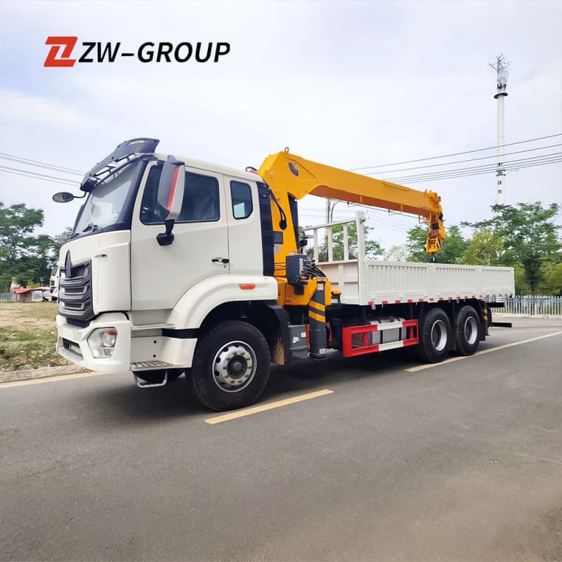 Howo NX Truck Mounted Crane 340HP 6x4 For Sale , New/Used