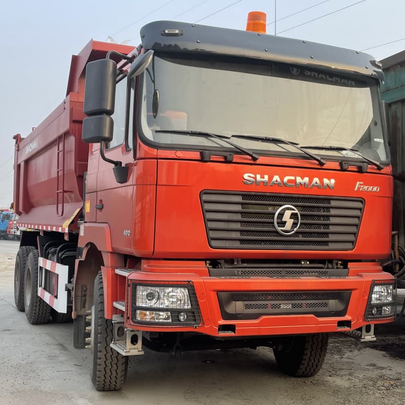 Shacman F2000 Dump Truck 345HP 6×4 Red For Sale ,New/Used