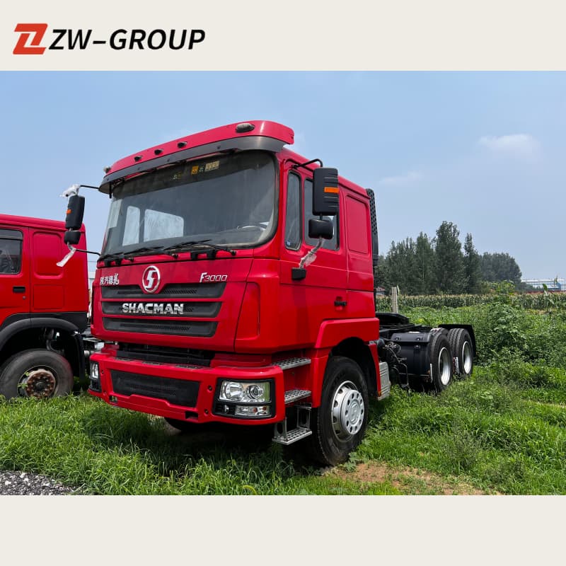 Shacman F3000 Tractor Truck 350HP 6x4 Red For Sale , New/Used