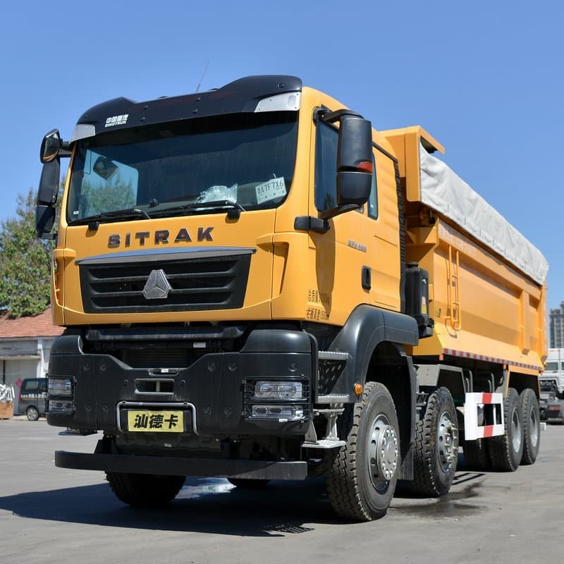 Sitrak Dump Truck G7 400HP 8x4 Yellow For Sale , New/Used