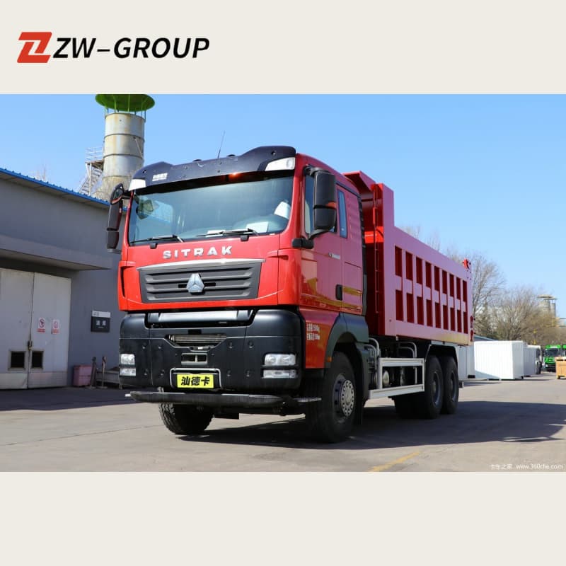 Sitrak G7 Dump Truck 480HP 6x4 Red For Sale , New/Used