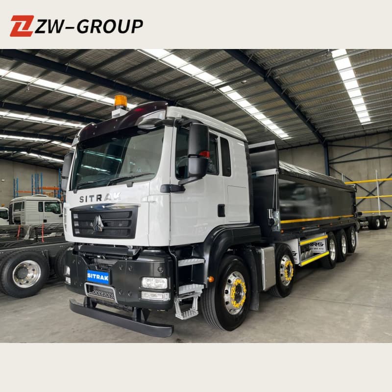 Sitrak G7 Dump Truck 540HP 10x4 White For Sale , New/Used