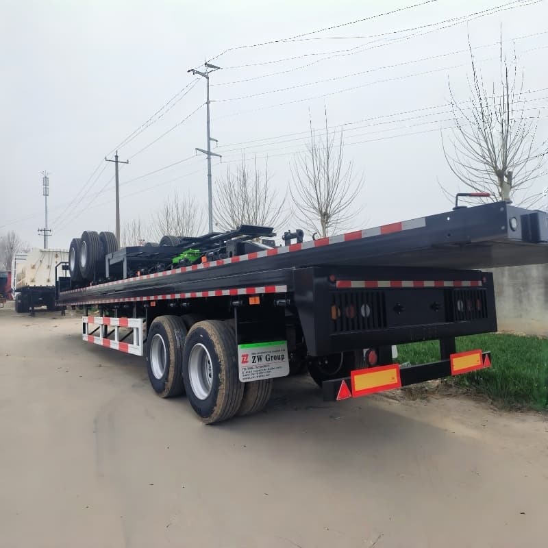 Superlink Semi Trailer 40t-60t 2 Axles Black For Sale