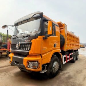 Shacman X5000 Dump Truck 380HP 6x4 Left-hand Driver Orange For Sale , New/Used